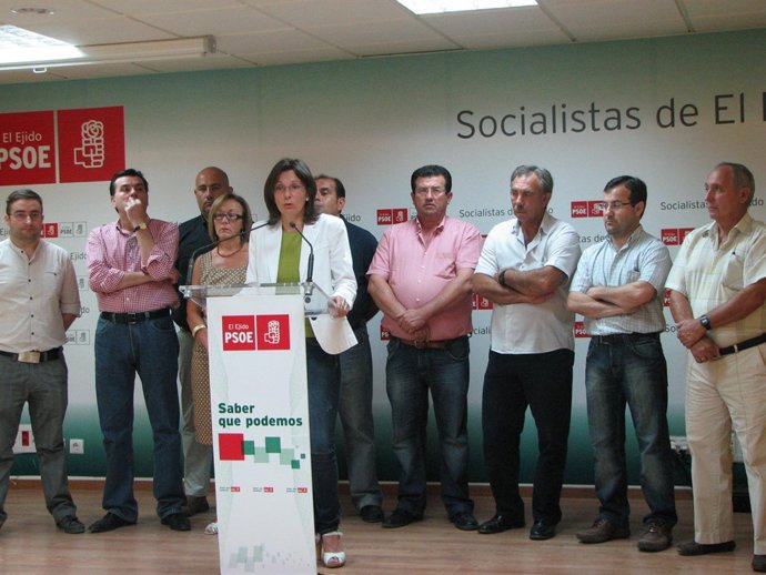 La candidata a la alcaldía de El Ejido por el PSOE, Guadalupe Fernández. 