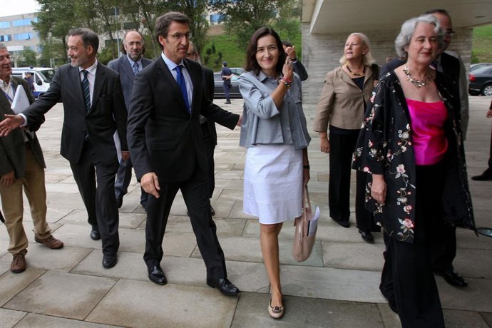 Núñez Feijóo y González-Sinde en la inauguración del congreso de IBBY