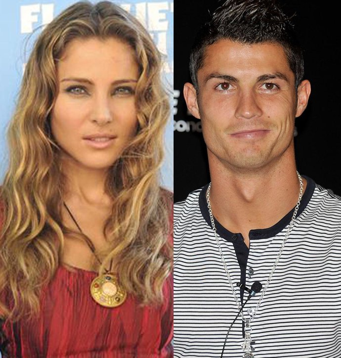 Montaje de la actriz Elsa Pataky y el jugador de fútbol Cristiano Ronaldo 