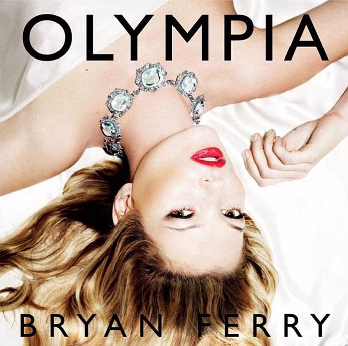 La modelo Kate Moss portada del disco 'Olympia' de Bryan Ferry 