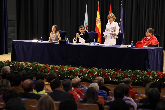 Fotos De La Presidenta Aguirre Durante El Acto De Inauguración Del Curso Académi