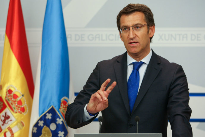 alberto nunez feijoo informa en rolda de prensa dos asuntos abordados na reunion