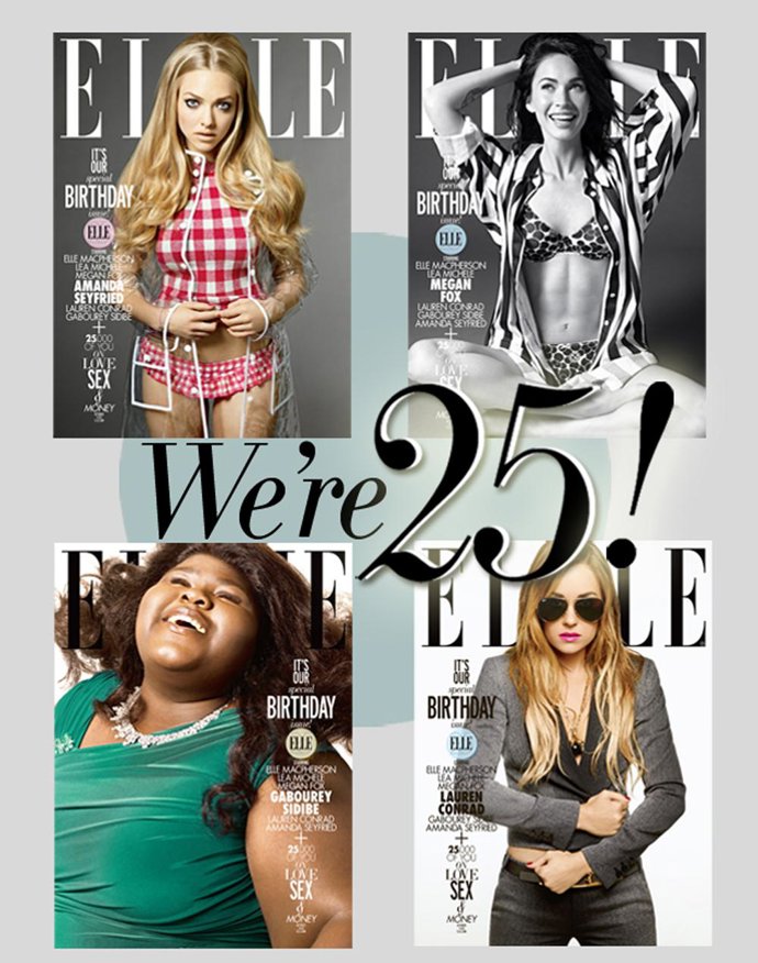 Amanda Seyfried, Megan Fox, Lauren Conrad y Gabourey Sidibe en portadas de la re
