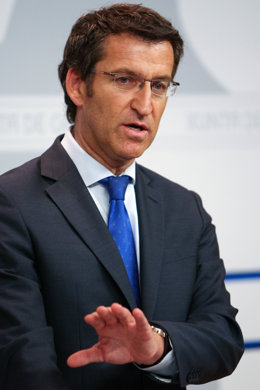 alberto nunez feijoo informa en rolda de prensa dos asuntos abordados na reunion