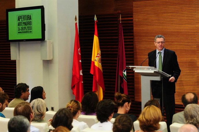 Gallardón en la presentación de ArteMadrid