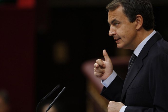 José Luis Rodríguez Zapatero en el Congreso