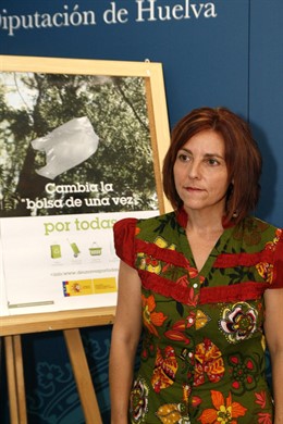 La diputada de Medio Ambiente y Energías Alternativas , María José Cortil, junto