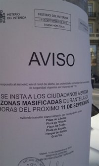 Una campaña anónima que simula ser de Interior pide evitar por seguridad los puntos de La Noche en Blanco