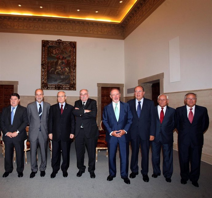 Montilla ha recibido a los presidentes de las cajas integrantes del SIP, en Barc