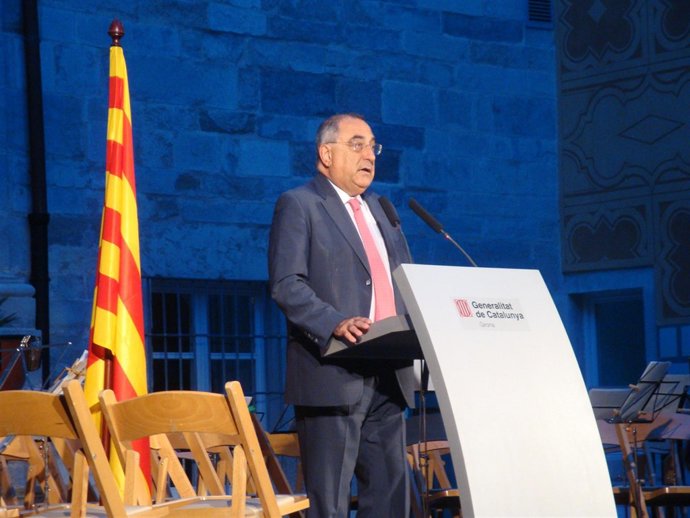 El conseller de Política Territorial y Obras Públicas, Joaquim Nadal 