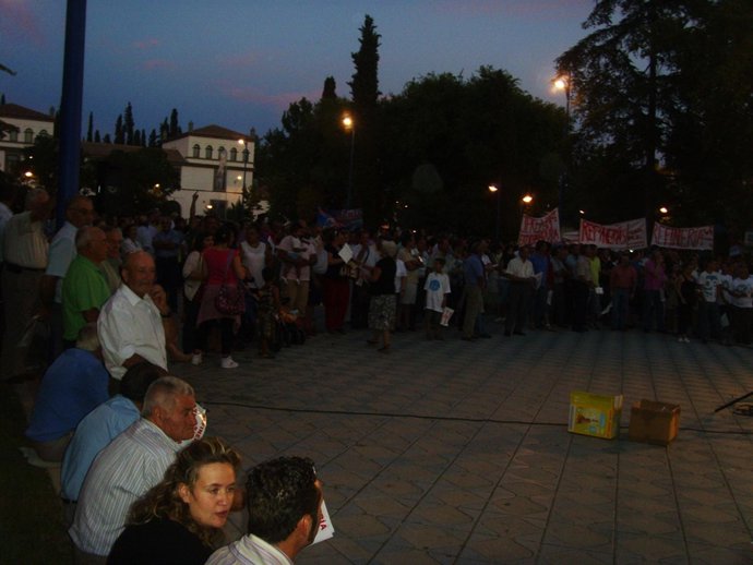 Momento de la manifestación