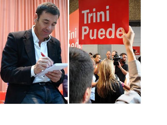 Tomás Gómez y Trinidad Jiménez