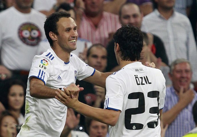 Carvalho celebra el gol