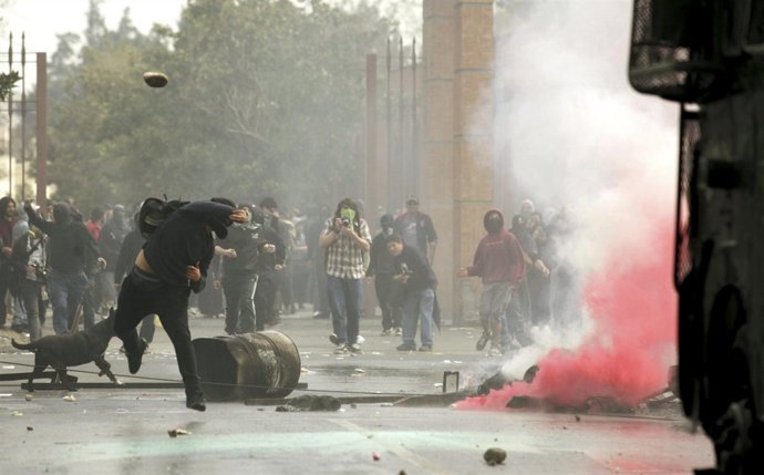 Manifestación en Santiago de Chile