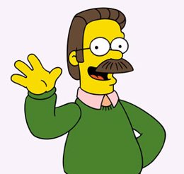 Ned Flanders, personaje de Los Simpson