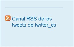 Canal RSS de twitter_es.
