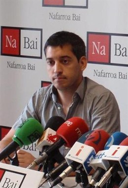 El parlamentario de Nafarroa Bai Ioseba Eceolaza.