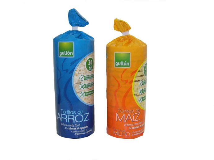 Tortitas de maíz y arroz