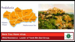 Vídeo en Youtube firmado por 'IRAQ Resistance - Leader of Tarek Bin Ziad Group'.