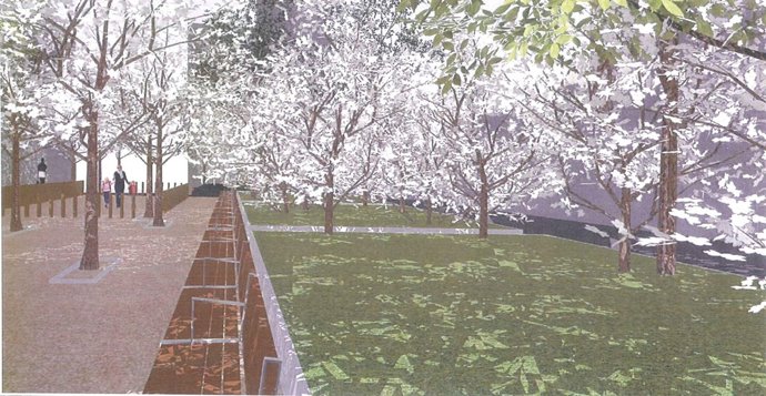 Recreación de cómo será la plaza Herenni reformada