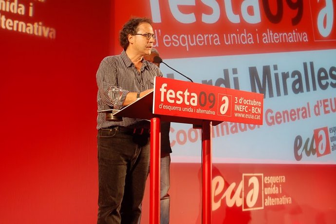 El coordinador general de EUiA, Jordi Miralles