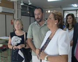 Barberá en la visita