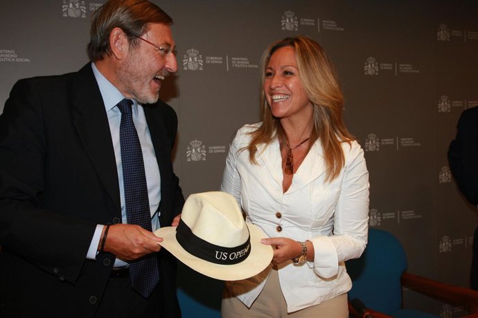 Jaime Lissavetzky y Trinidad Jiménez