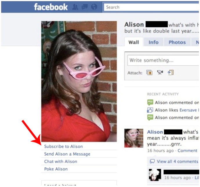 Suscripcion Facebook 