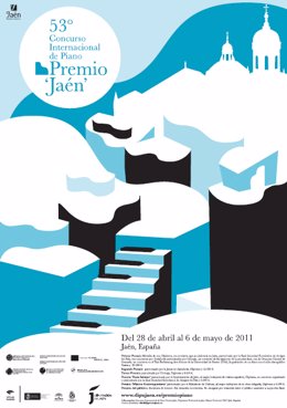 cartel de la 53 edición del Concurso Internacional de Piano Premio Jaén