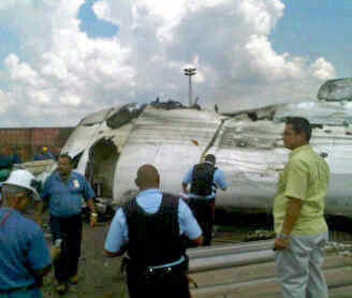 Accidente de avión en Venezuela de la compañía Conviasa