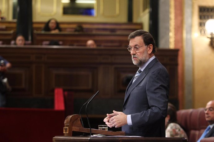 Imagen de Mariano Rajoy en el pleno del Congreso