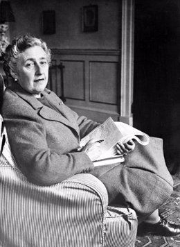 GREENWAY HOUSE, UNITED KINGDOM:  English writer Dame Agatha Christie, poses in M