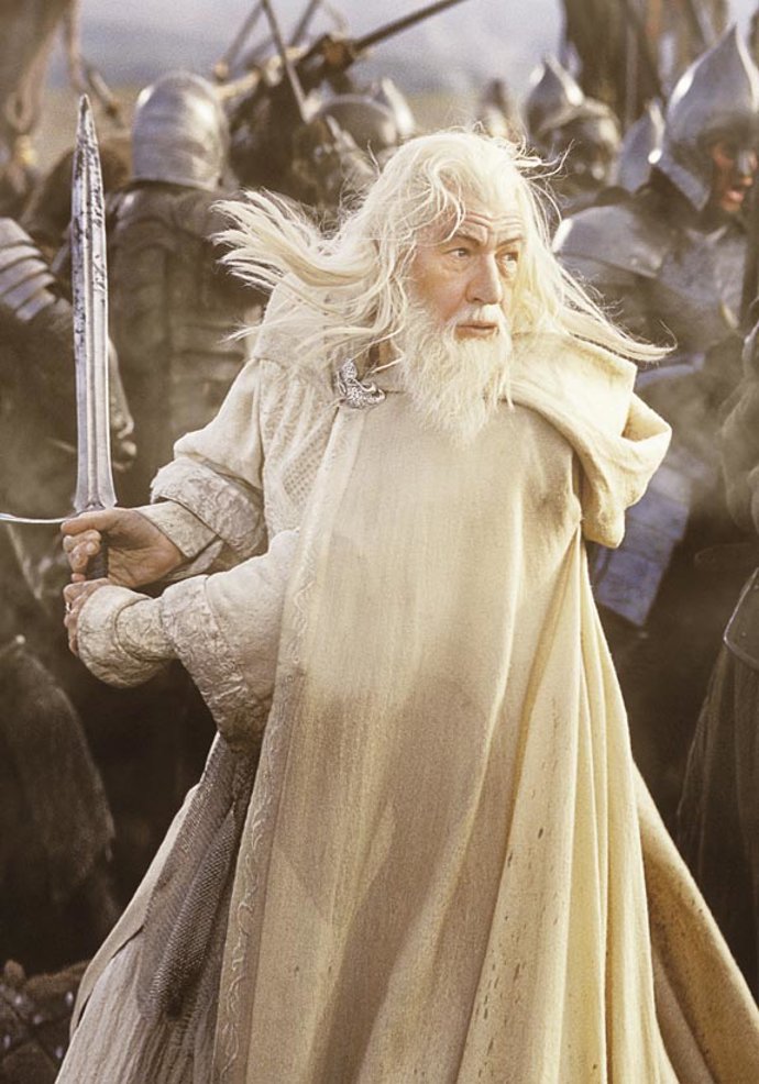 Ian McKellen es Gandalf en El Señor de los Anillos 