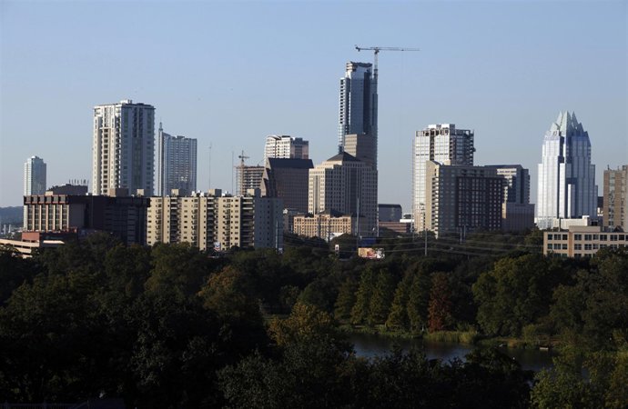Vista de Austin, Texas, en Estados Unidos