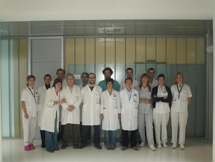 Personal del Servicio de Radiofísica del Complejo Hospitalario de Navarra.