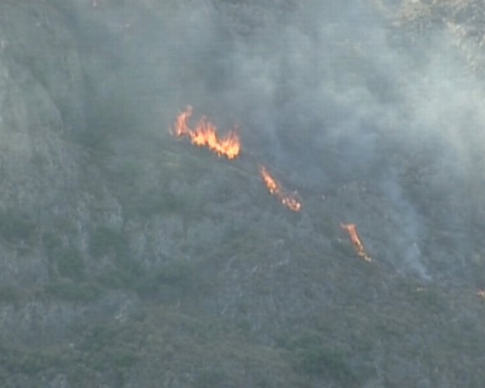 Un hombre detenido como autor de los incendios