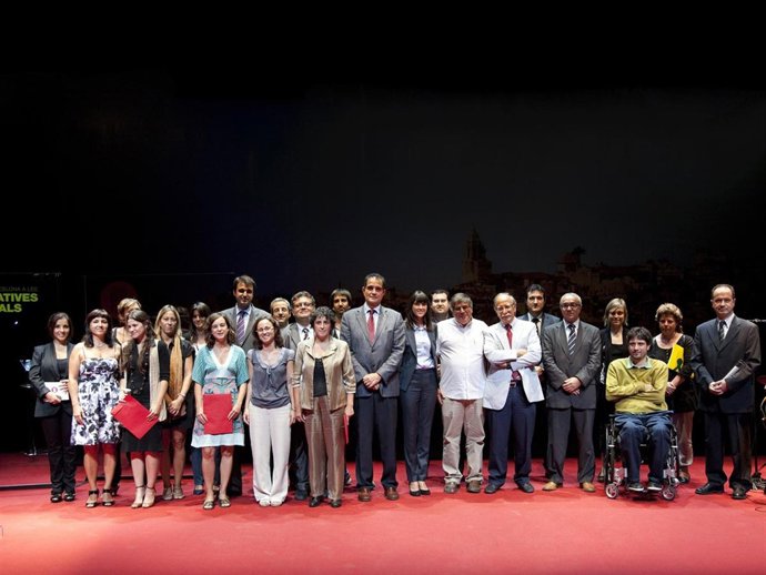 Entrega del premio a 'Més que Lleure'