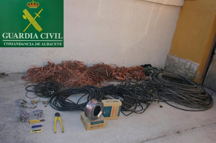 robo de cobre en Albacete