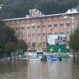 Inundaciones por el temporal de lluvia en Castro Urdiales
