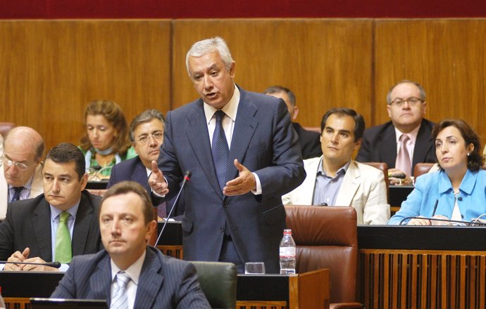 Javier Arenas, durante la sesión de control al gobierno