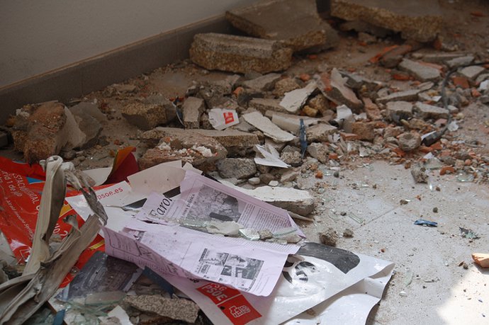 Artefacto explosivo en la sede del PSdeG en A Estrada