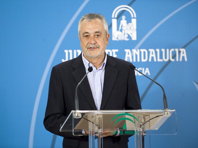 El presidente de la Junta, José Antonio Griñán