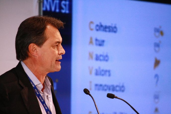 El líder de CiU, Artur Mas.