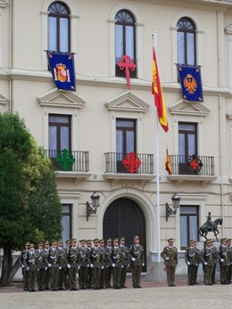 Apertura del curso académico de la Academia de Caballería de Valladolid