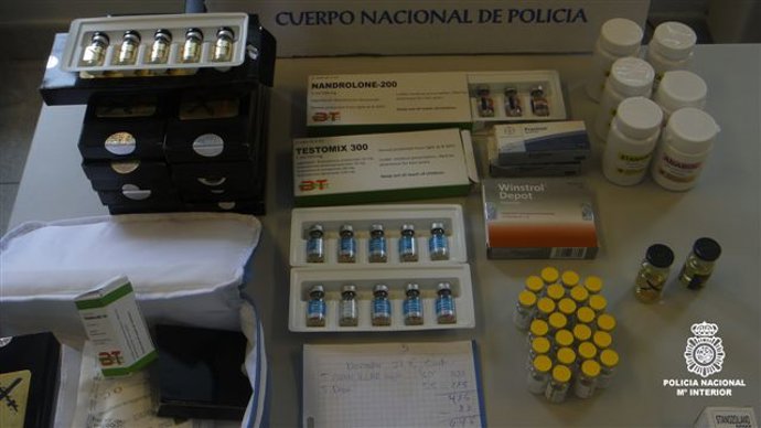 Anabolizantes incautados