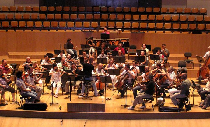 La OV en un ensayo en el Palau