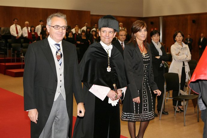 Acto de apertura en la Universidad Pública de Navarra.