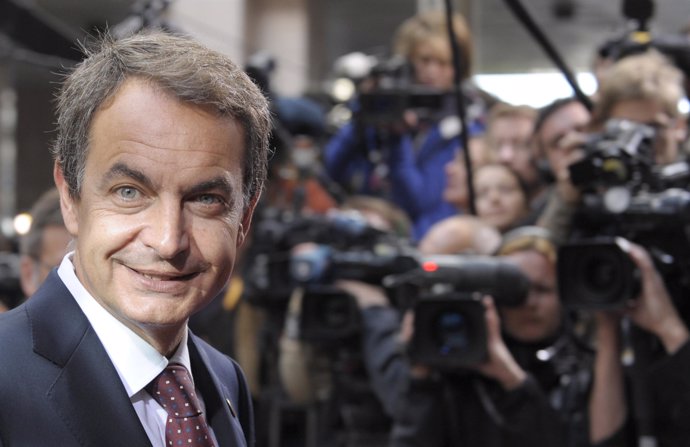 presidente del Gobierno, José Luis Rodríguez Zapatero en el Consejo Europeo