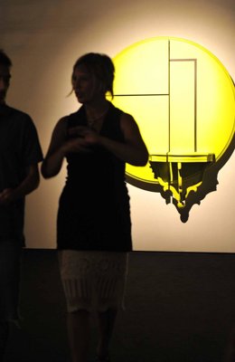 Escultura de Deva Sand expuesta en la sala Lametro de Valencia.