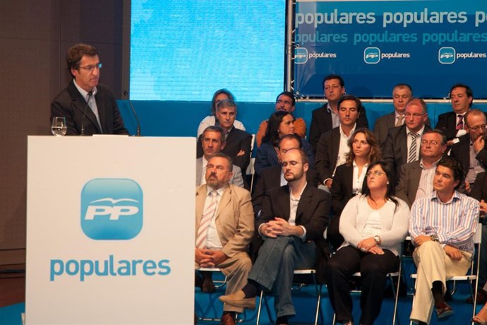 Feijóo en presentación de cabezas de lista del PP de A Coruña